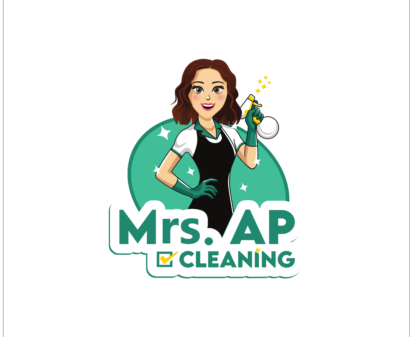 Mrs. AP Cleaning — Mascote